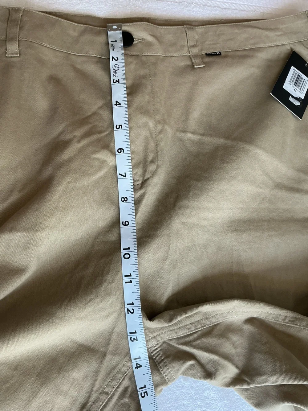 Hurley Men's Tan Flat Front Shorts